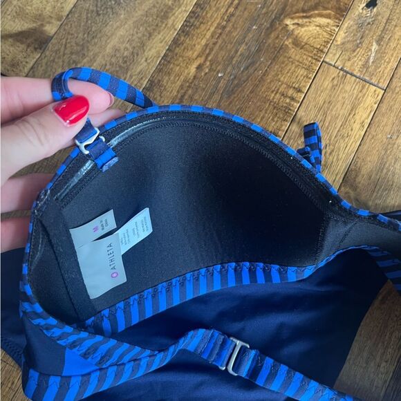 Athleta Striped Navy Bikini - Picture 5 of 5